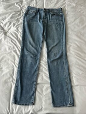 Lucky Brand Women's Straight Leg Jeans in Medium Blue Wash